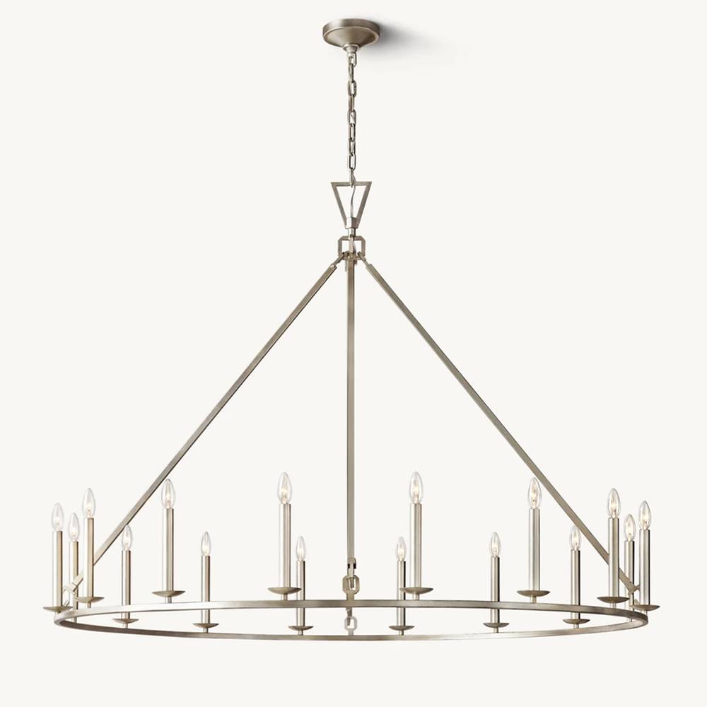 Carrick English Openwork Round Chandelier 60"