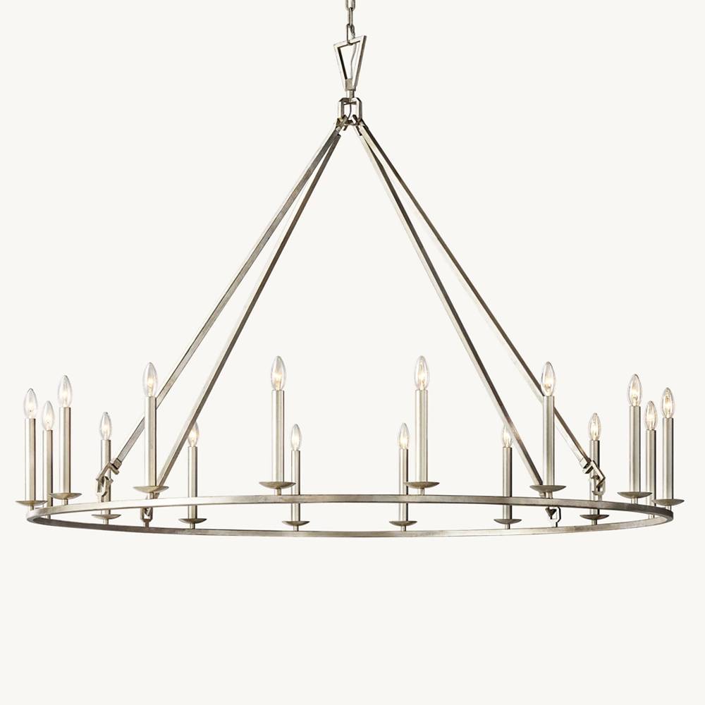 Carrick English Openwork Round Chandelier 60"