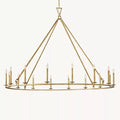 Carrick English Openwork Round Chandelier 72"