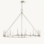 Carrick English Openwork Round Chandelier 72"