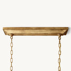 Carrick English Openwork Rectangular Chandelier 54"