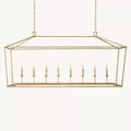 Carrick English Openwork Rectangular Chandelier 72"