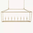 Carrick English Openwork Rectangular Chandelier 72"