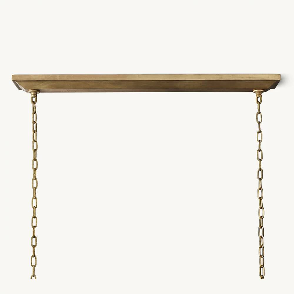 Carrick English Openwork Rectangular Chandelier 72"