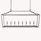 Carrick English Openwork Rectangular Chandelier 72"