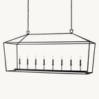 Carrick English Openwork Rectangular Chandelier 72"