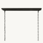Carrick English Openwork Rectangular Chandelier 72"