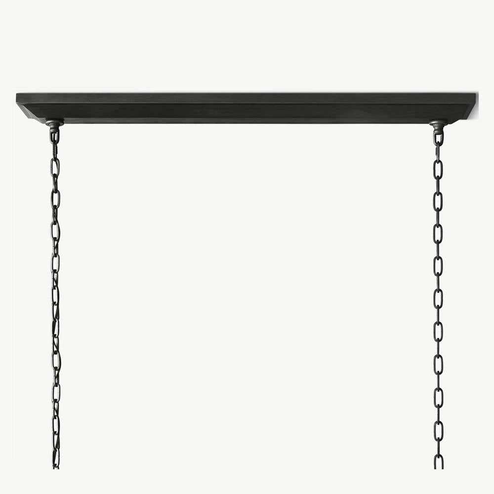 Carrick English Openwork Rectangular Chandelier 72"