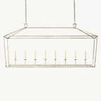 Carrick English Openwork Rectangular Chandelier 54"