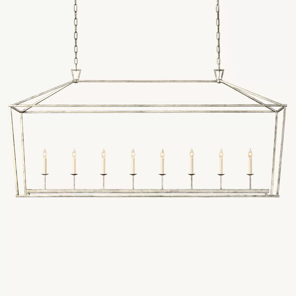 Carrick English Openwork Rectangular Chandelier 54"