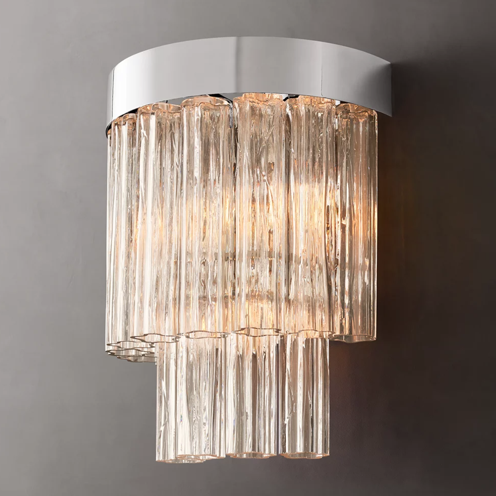 Cielo Lustred Glass Wall Sconce