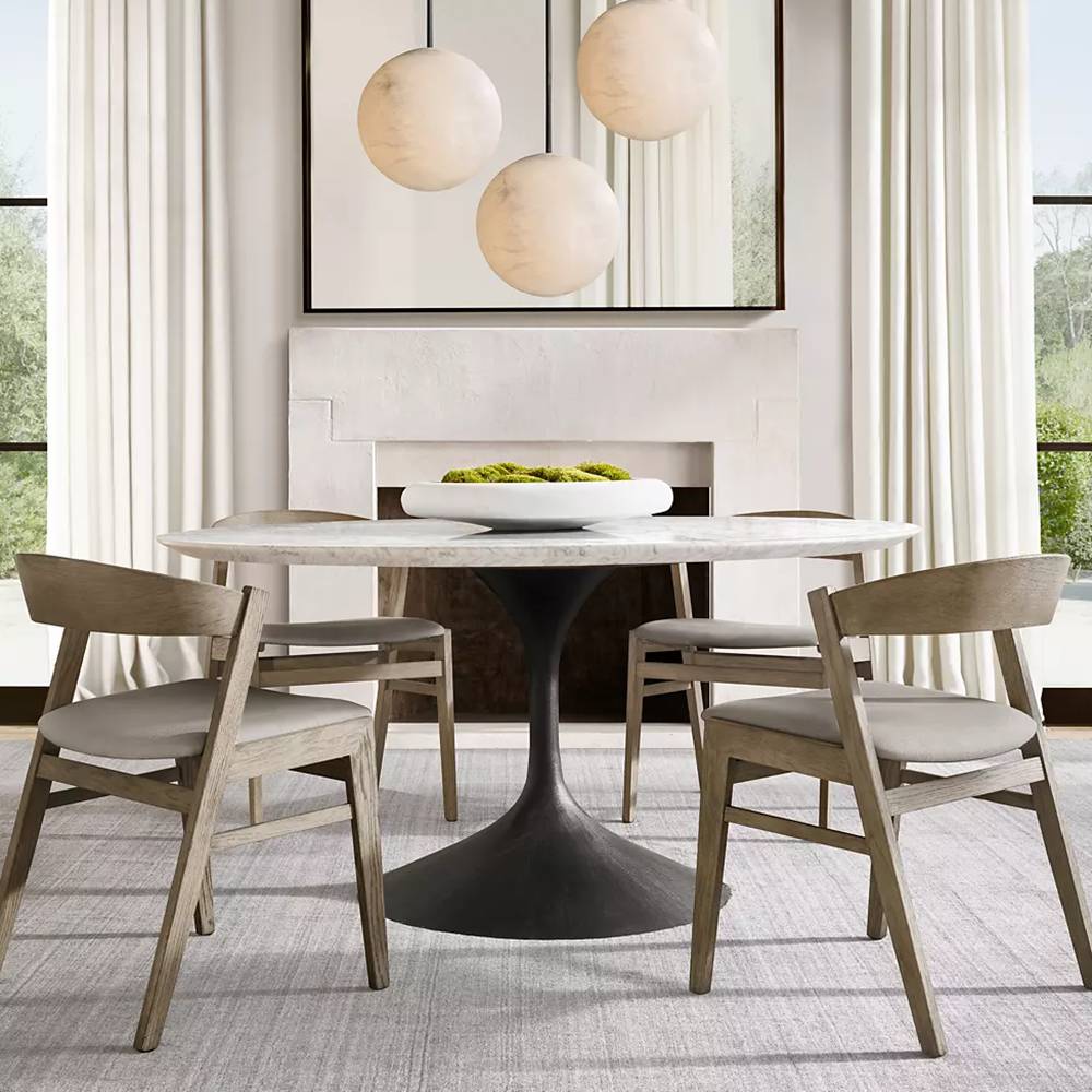 Brielle Alabaster Carved Globe Pendant Light