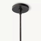 Brielle Alabaster Carved Globe Pendant Light