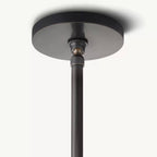 Brielle Alabaster Carved Cylinder Pendant Light