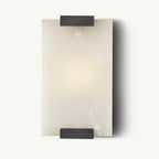 Brielle Alabaster Carved Wall Sconce