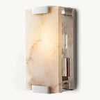Brielle Alabaster Carved Wall Sconce