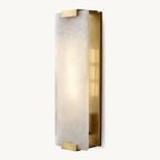 Brielle Alabaster Carved Wall Sconce