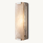 Brielle Alabaster Carved Wall Sconce
