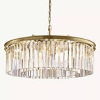 Rhys Beveled Prism Round Chandelier 32"
