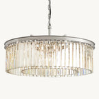 Rhys Beveled Prism Round Chandelier 32"