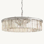 Rhys Beveled Prism Round Chandelier 43"