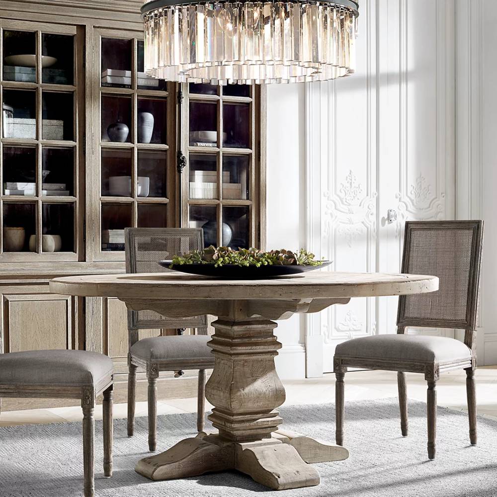 Rhys Beveled Prism Round Chandelier 32"