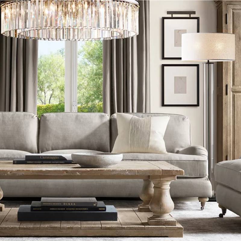 Rhys Beveled Prism Round Chandelier 32"