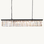 Rhys Beveled Prism Linear Chandelier 60"