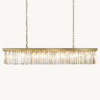 Rhys Beveled Prism Linear Chandelier 60"