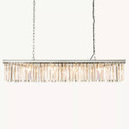 Rhys Beveled Prism Linear Chandelier 60"