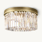 Rhys Beveled Prism Linear Flush Mount
