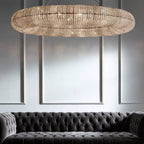 Halo Stranded Crystal Round Chandelier 32"