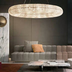 Halo Stranded Crystal Round Chandelier 59"