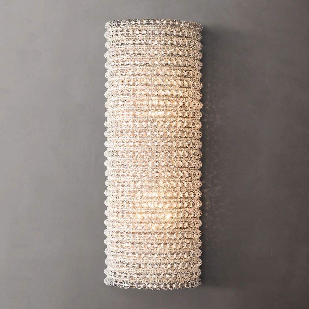 Halo Stranded Crystal Wall Sconce