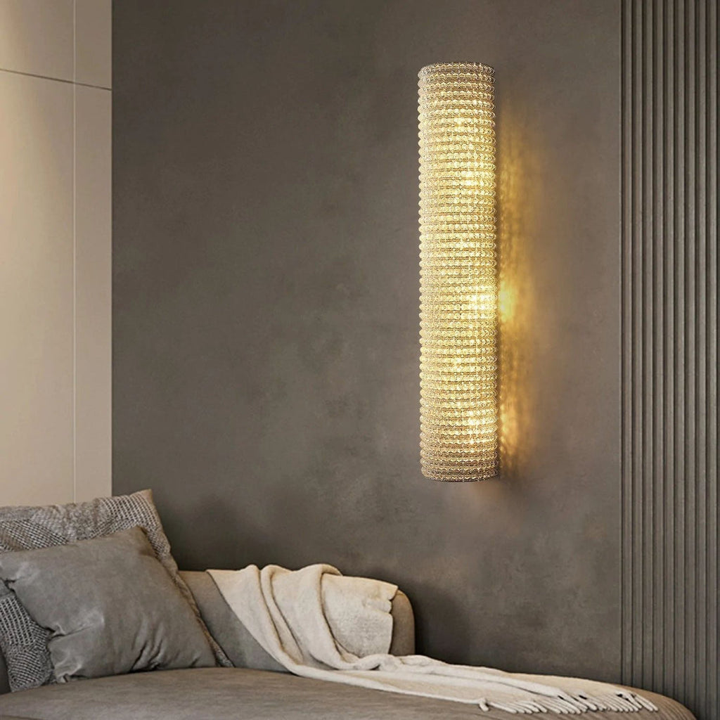 Halo Stranded Crystal Wall Sconce