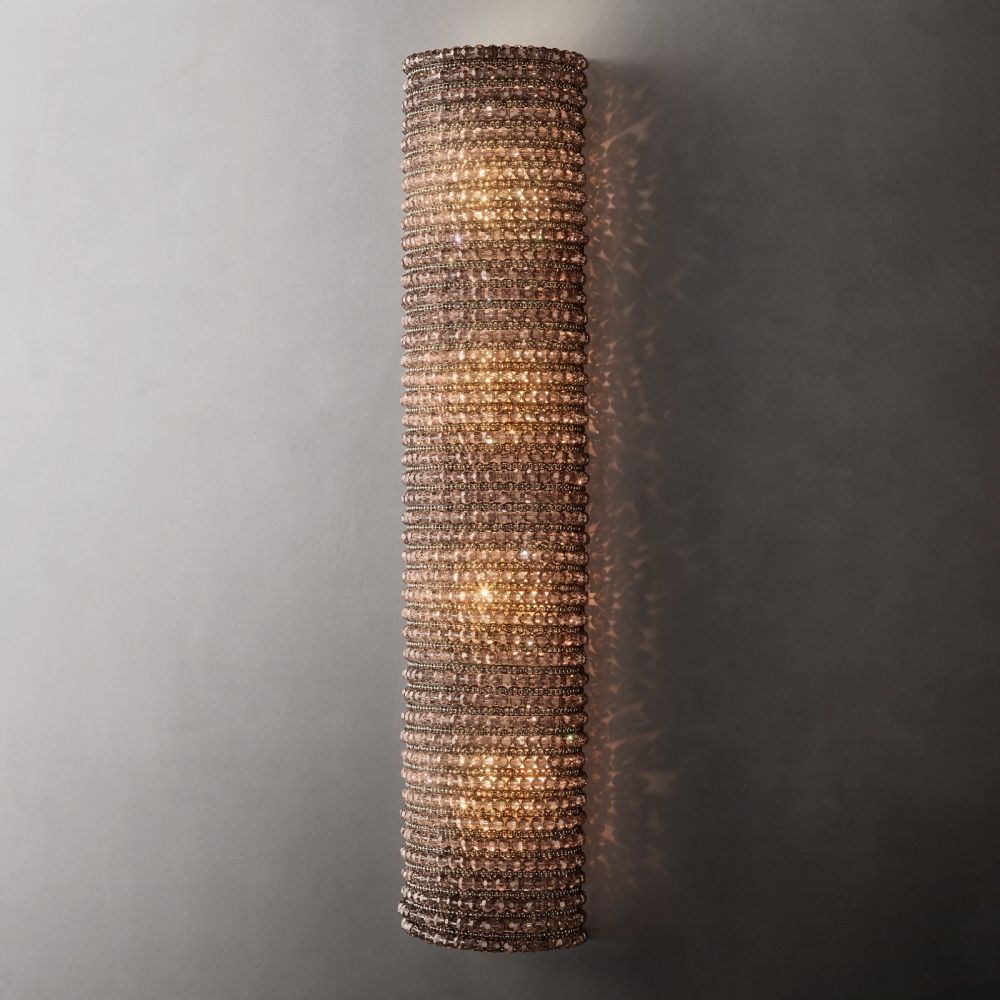 Halo Stranded Crystal Wall Sconce