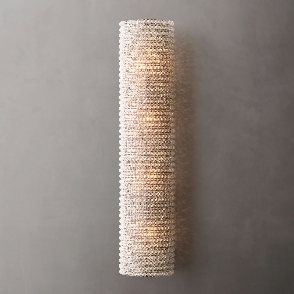 Halo Stranded Crystal Wall Sconce