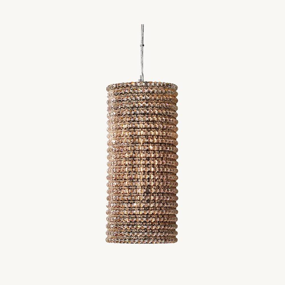 Halo Stranded Crystal Pendant Light