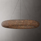 Halo Stranded Crystal Round Chandelier 72"