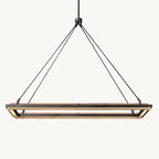 Peralta Forged Ambient Rectangular Chandelier 48"