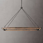 Peralta Forged Ambient Rectangular Chandelier 48"