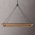 Peralta Forged Ambient Rectangular Chandelier 48"