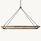Peralta Forged Ambient Rectangular Chandelier 62"
