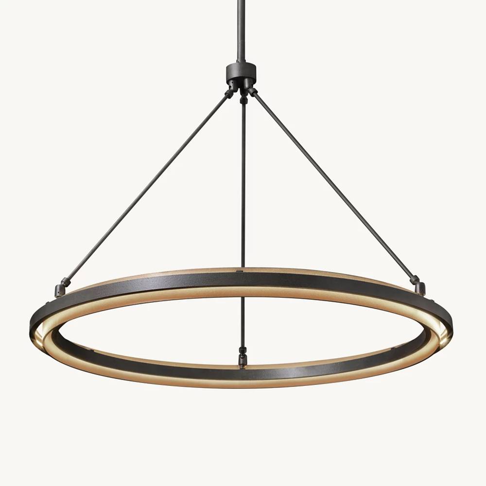 Peralta Forged Ambient Round Chandelier 36"