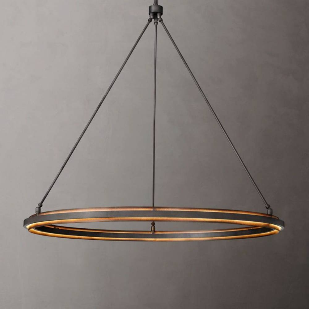 Peralta Forged Ambient Round Chandelier 36"