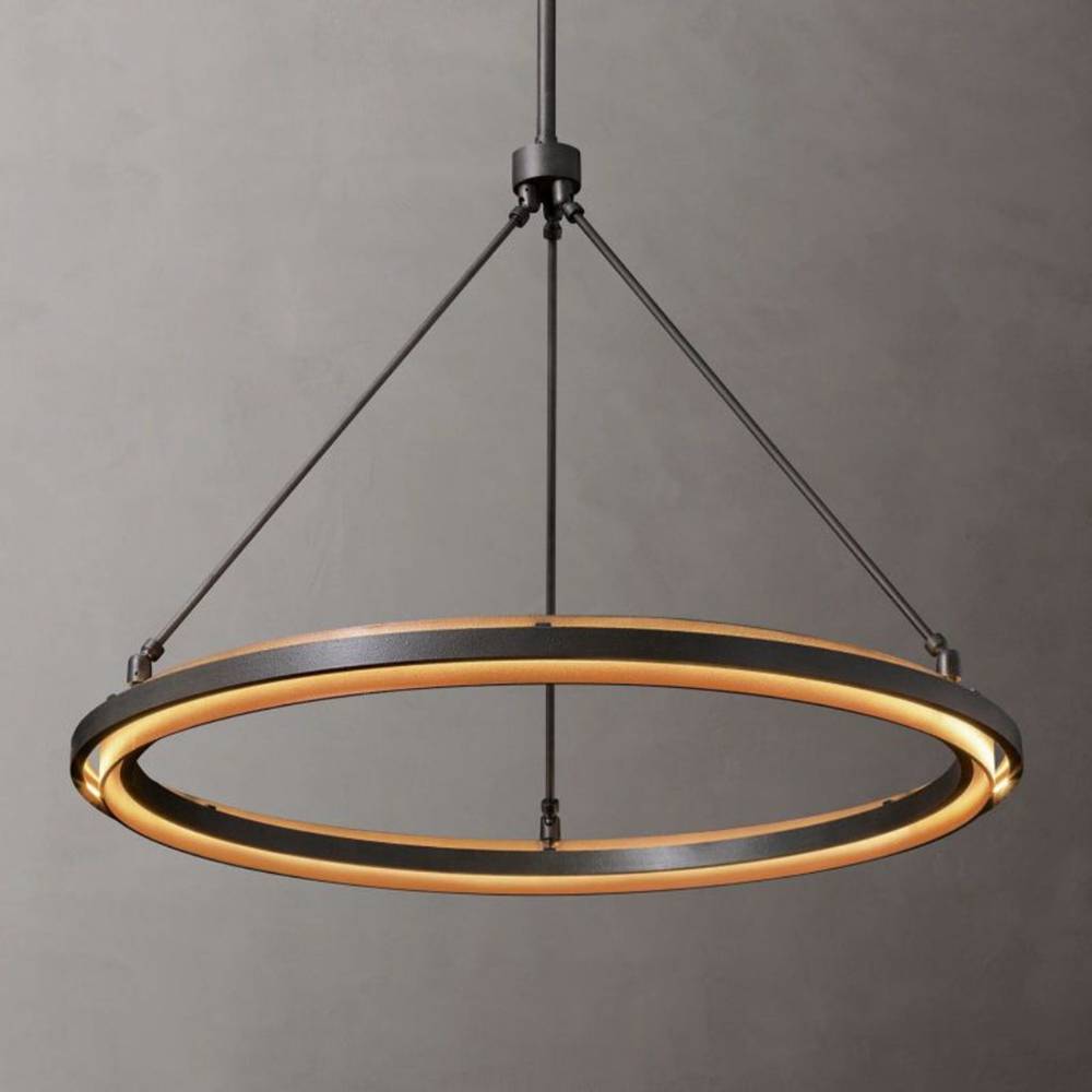 Peralta Forged Ambient Round Chandelier 48"