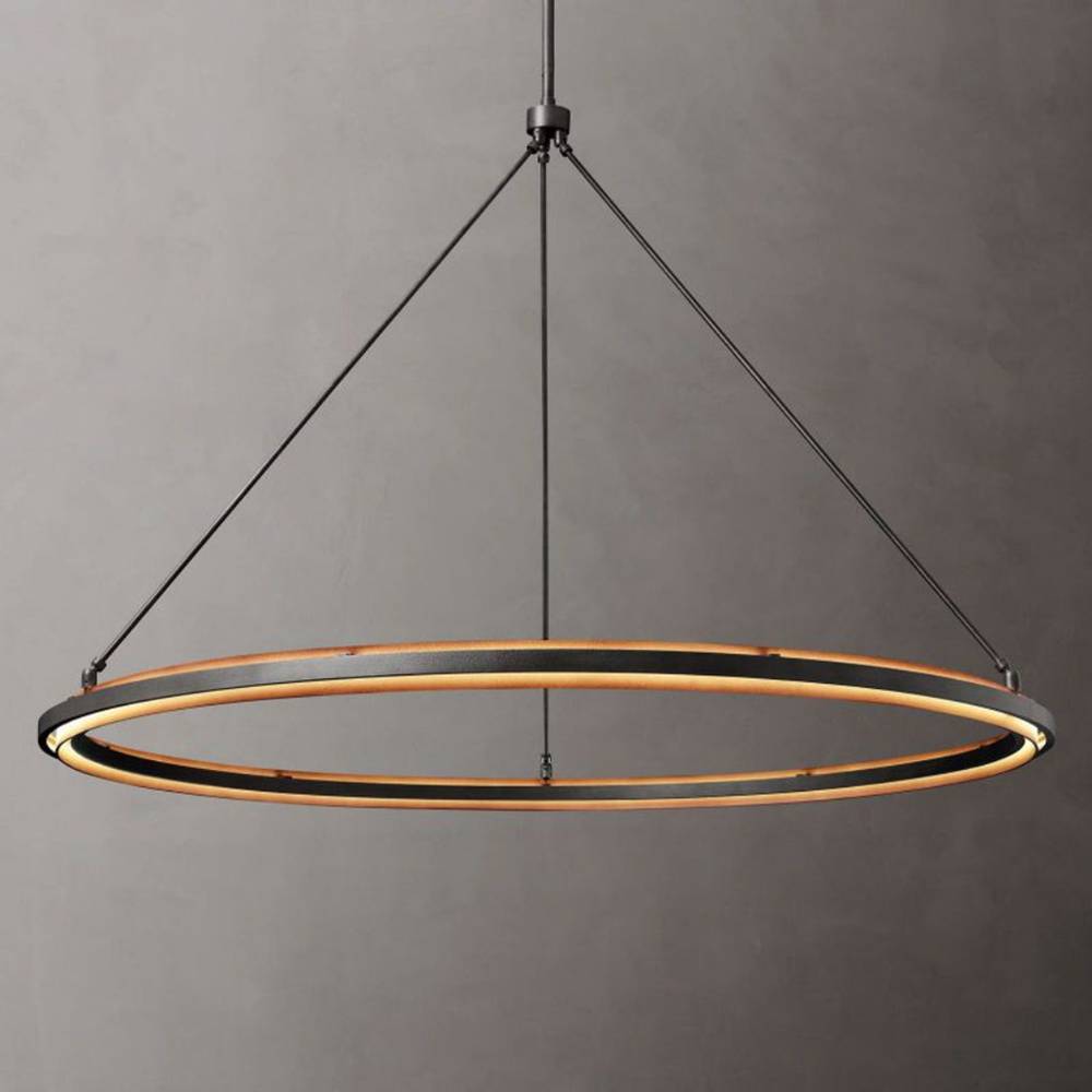 Peralta Shadow Glow Round Chandelier