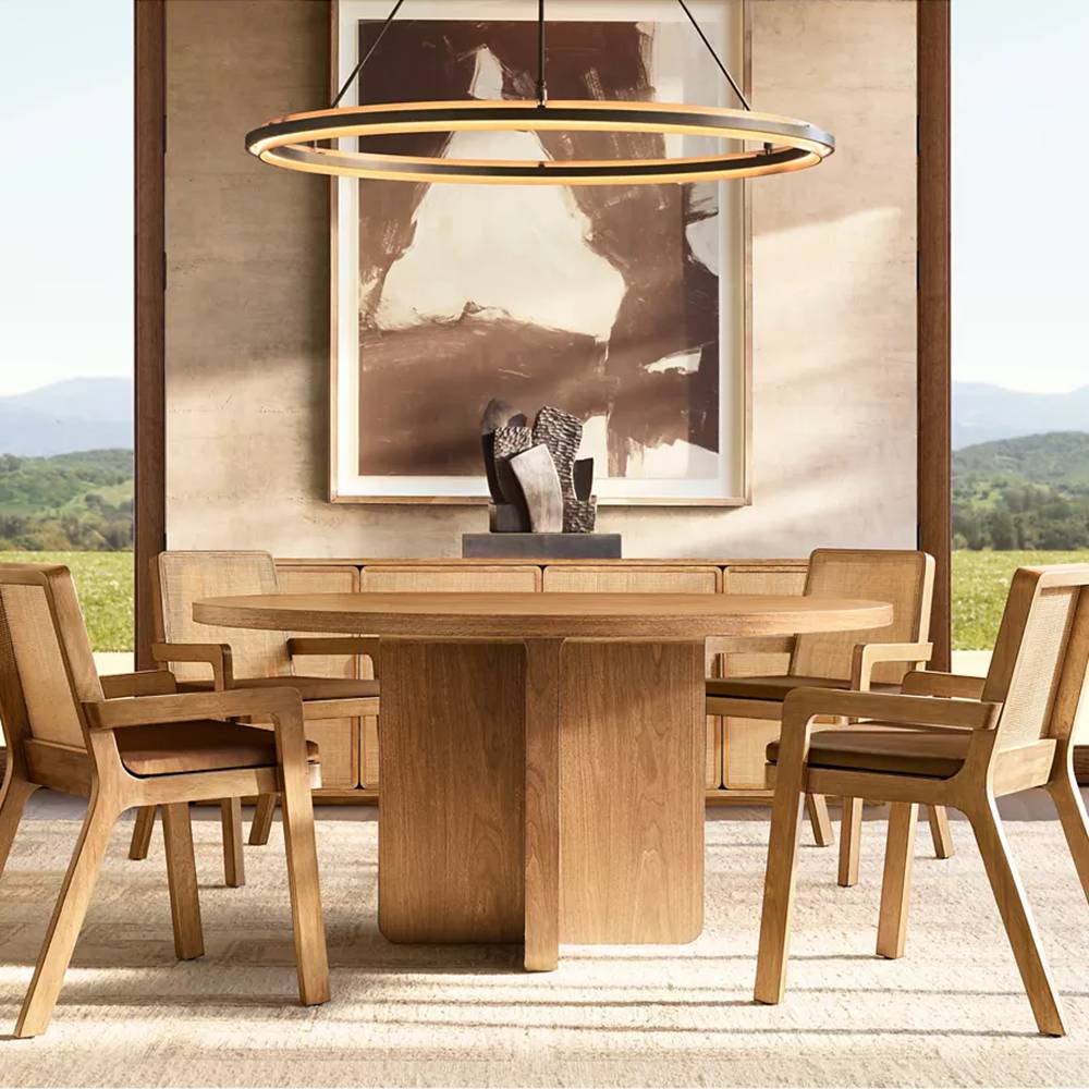 Peralta Shadow Glow Round Chandelier