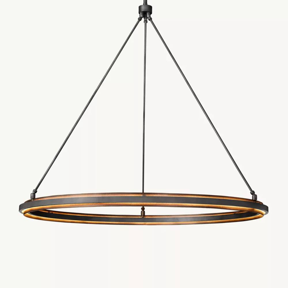 Peralta Forged Ambient Round Chandelier 48"