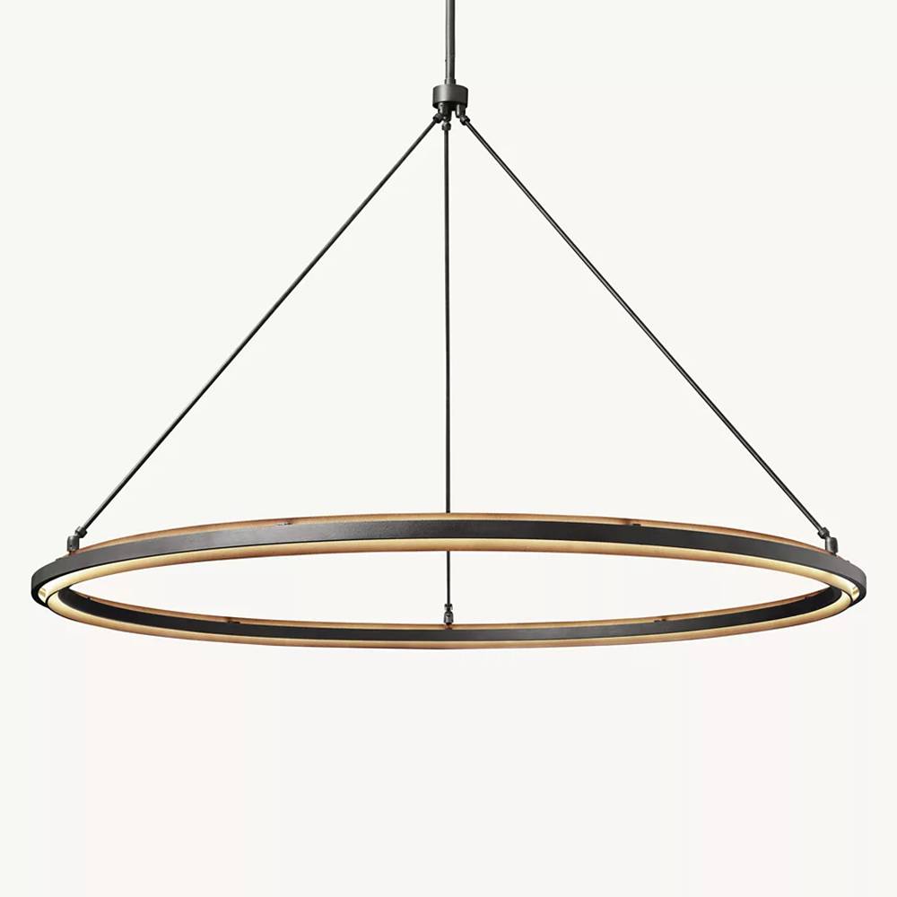 Peralta Forged Ambient Round Chandelier 60"